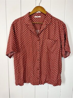 Vans Tipper Woven Button Down Top. Size Large.